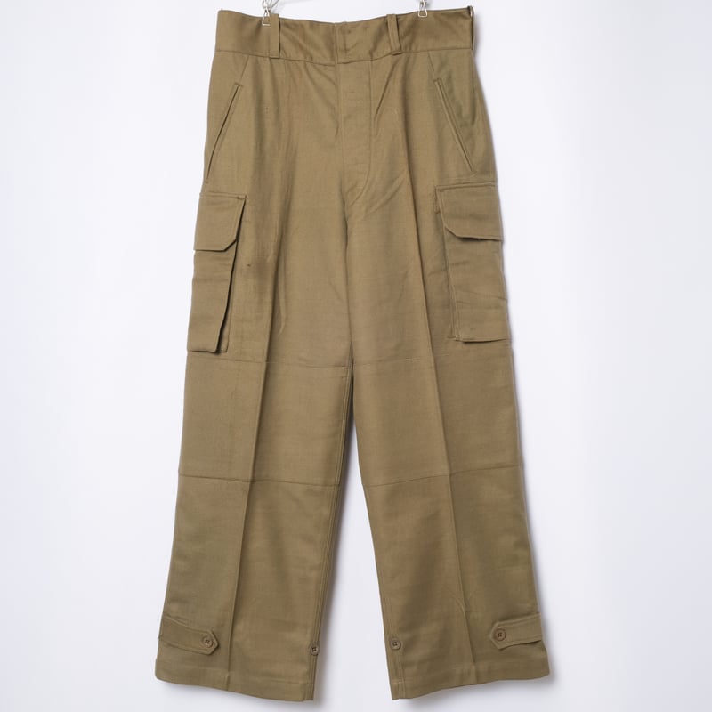 French Army M47 Trousers First 3 Wood Buttons S