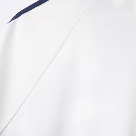 70-80s Vintage adidas Ventex Track Jacket Model  First White × Navy (Made in France)