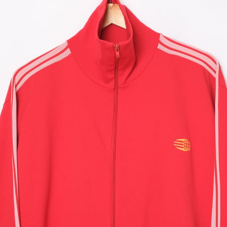60s Vintage adidas Ventex Track Jacket World Mark Red (Made in France)