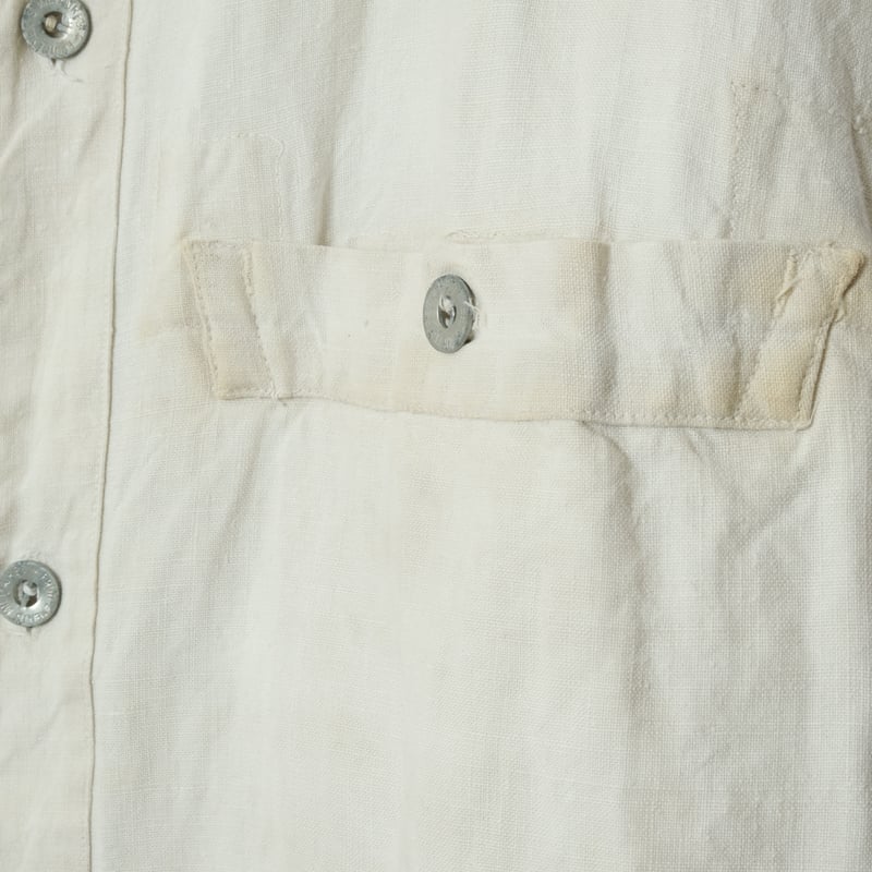 1939 French Army Linen Bourgeron Jacket | Ugla