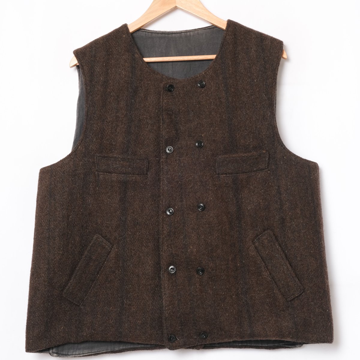 フレンチヴィンテージ　ベスト　30s 40s 30-40s France Vintage Farmers Gillet Dead Stock