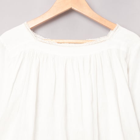 -30s France Antique Church Smock (Short) 3