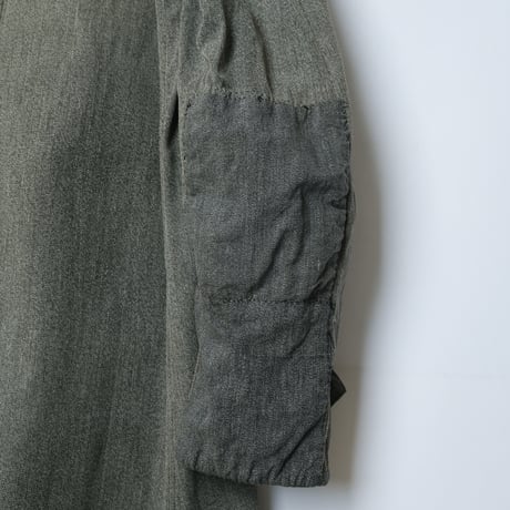 30-40s Le travailleur Black Chambray Atelier Coat