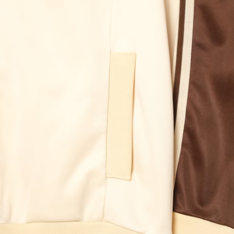 70s Vintage adidas Ventex ATP Ivory ×Brown Track Jacket (Made in France)