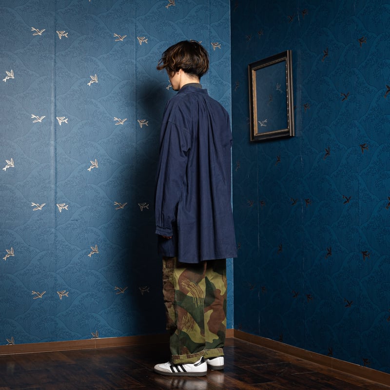 40-50s Swiss Vintage SBB.CFF.SFF Blue Cotton Li