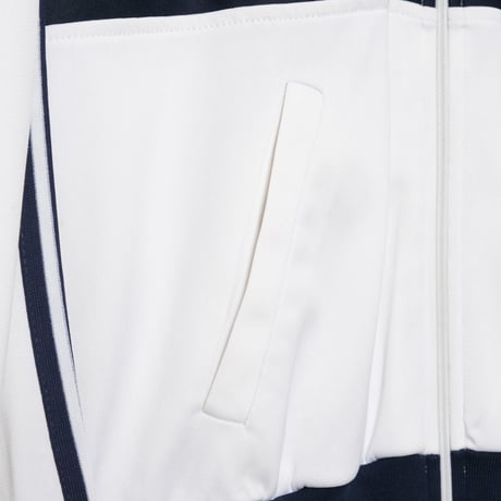 70-80s Vintage adidas Ventex Track Jacket Model  First White × Navy (Made in France)