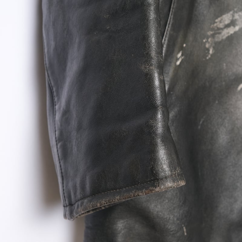 40-50s France Vintage Leather Jacket ( Corbusie 40-50s France Vintage Leather Jacket ( Corbusie