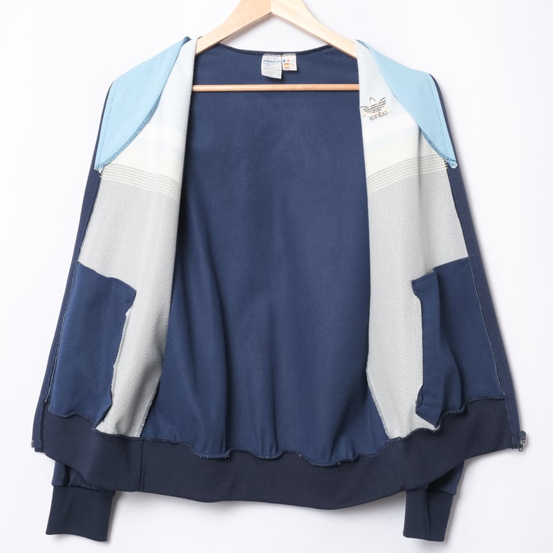 70-80s Vintage adidas Ventex Track Jacket Navy