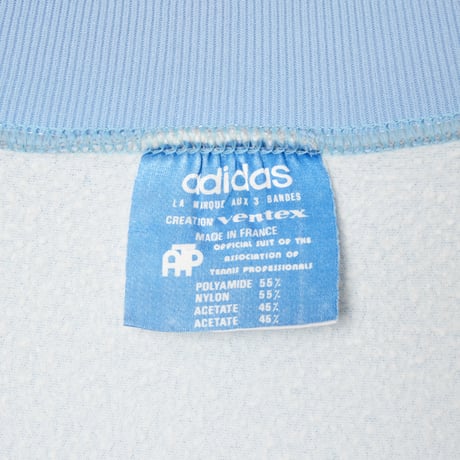 70s Vintage adidas Ventex ATP Track Jacket Light Blue (Made in France)