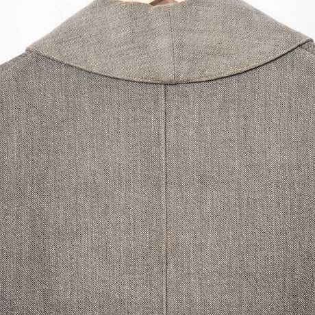 30-40s French Vintage  HBT Black Chambray Atelier Coat