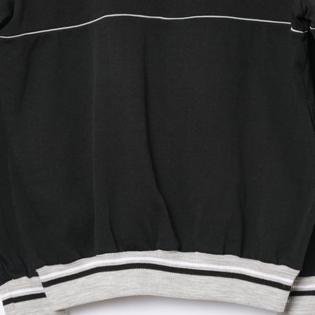 70-80s Vintage adidas Ventex Collarless Track Jacket Black × Grey