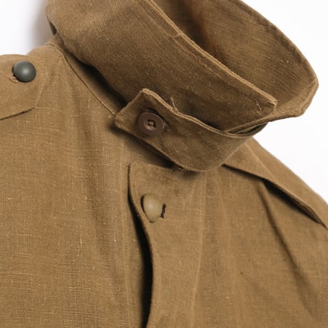 French Army M35 Motorcycle Short Jacket (Linen) With Liner Dead Stock
