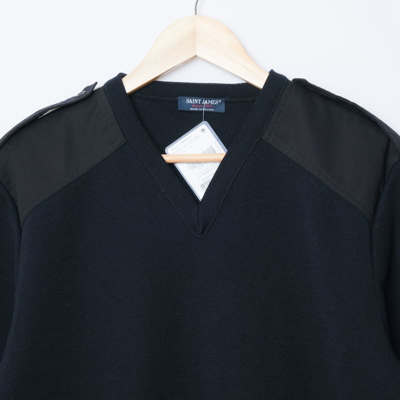 SAINT JAMES Navy Vneck Knit Size XL | Ugla パンと古着と本