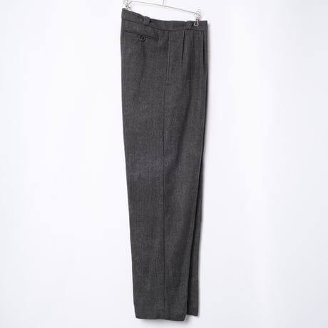 40-50s France Vintage Wool Piqué Trousers