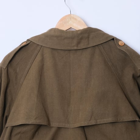 French Army M38 Motorcycle Coat 2nd  Wood Button