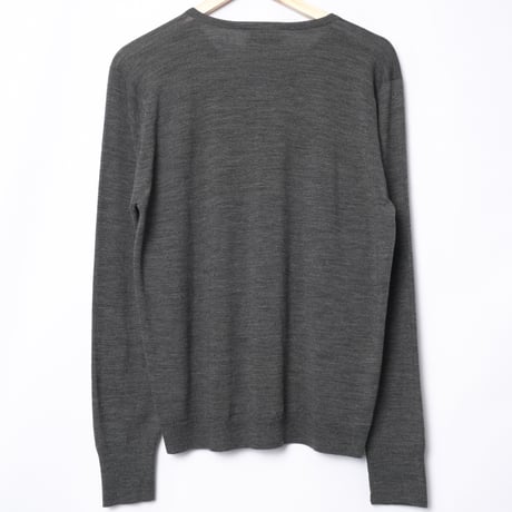 90s JOHN SMEDLEY × REISS Merino Wool Knit Pullover（Made in England）