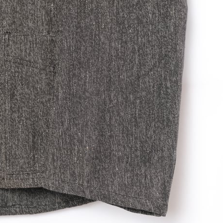 40-50s France Vintage Black Chambray Tailored Jacket Dead Stock Size 50