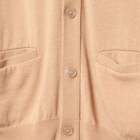 70s JOHN SMEDLEY Wool Cardigan（Made in England）