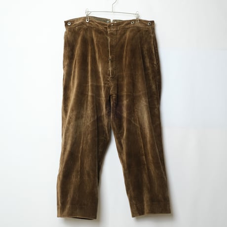 40-50s  Le Mont St Michel Corduroy Trousers