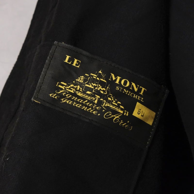 40-50s Le Mont St Michel Black Moleskin Jacket 40-50s Le Mont St Michel Black Moleskin Jacket