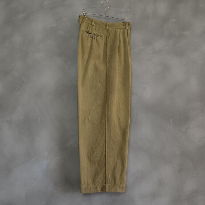 30-40s French Army Chino Trousers | Ugla パンと古着と本