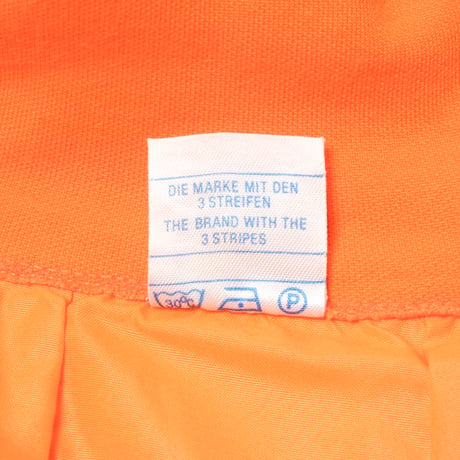 70s Vintage adidas Track Jacket With Hood Orange × Blue