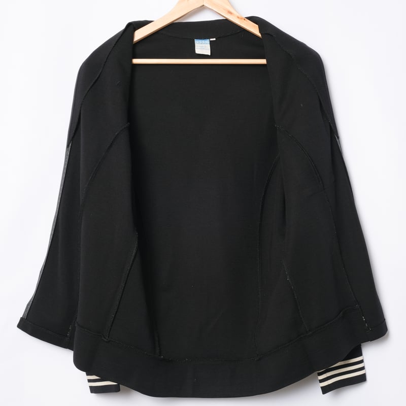 新品　adidas ：ニットジャケット(ブラック) 70-80s Vintage adidas Knit Jacket Black | Ugla