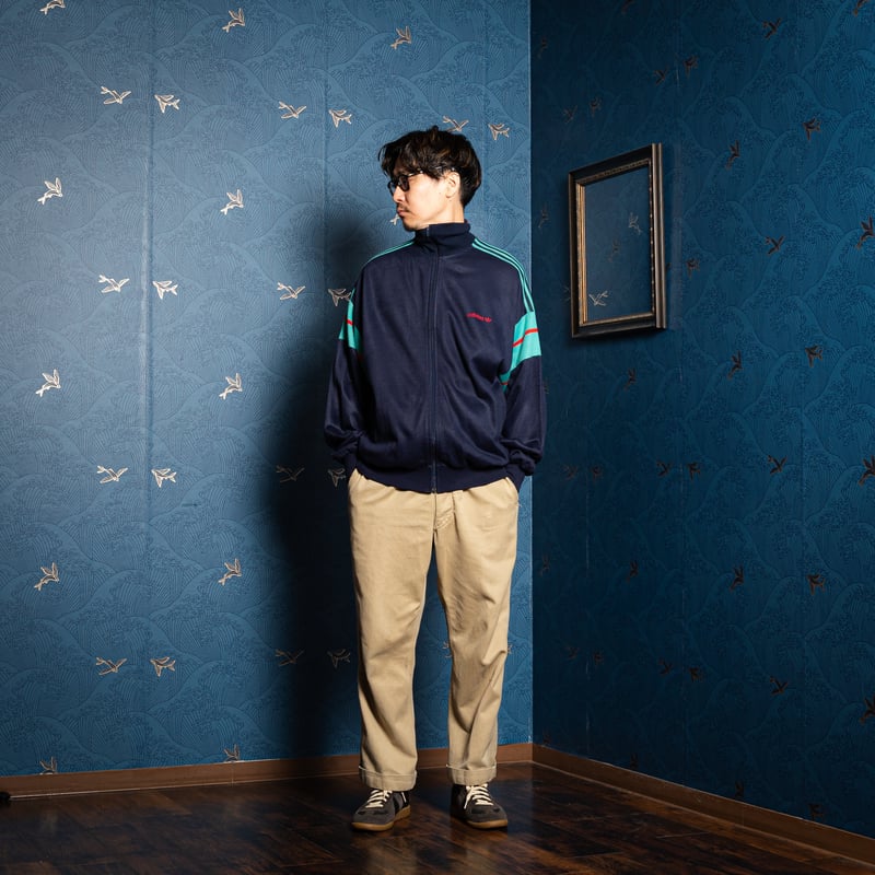 レアモデル！adidas Ventex Knit Track Jacket 80s Vintage adidas Ventex Knit Track Jacket Bla