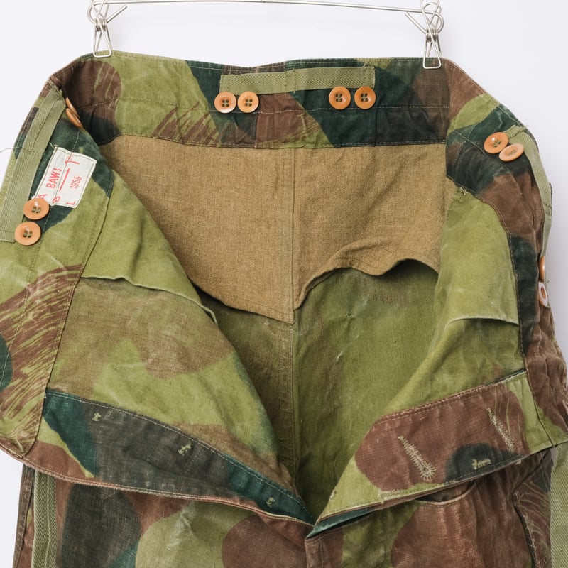 1956 Belgian Army Brush Stroke Camo Trousers S