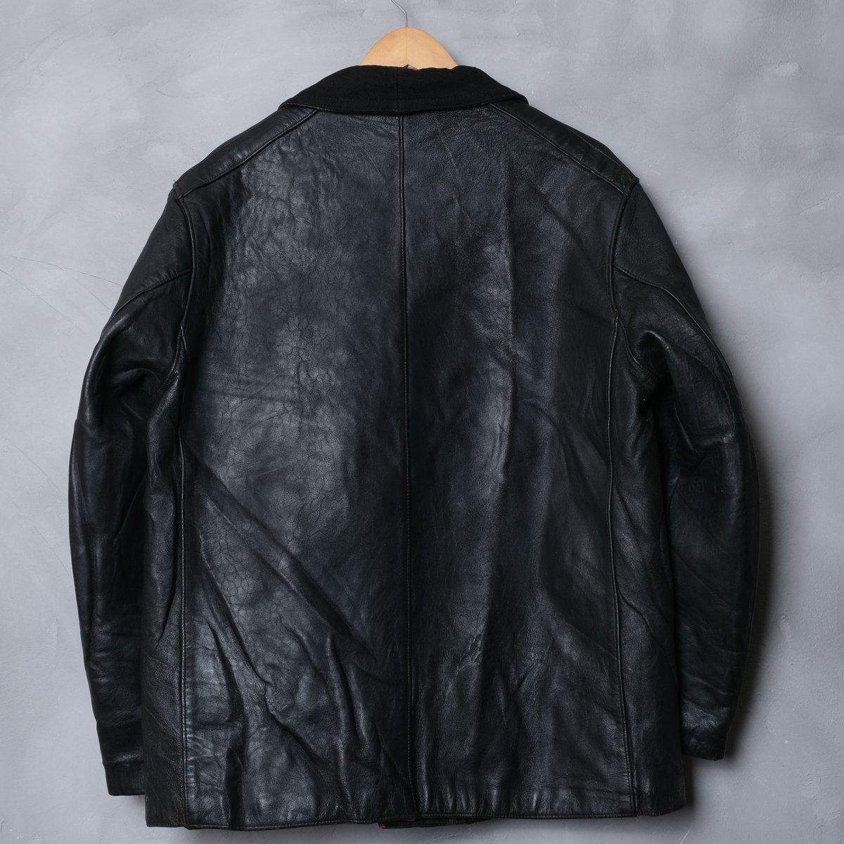 50-60s French Vintage Leather Jacket (Corbusier