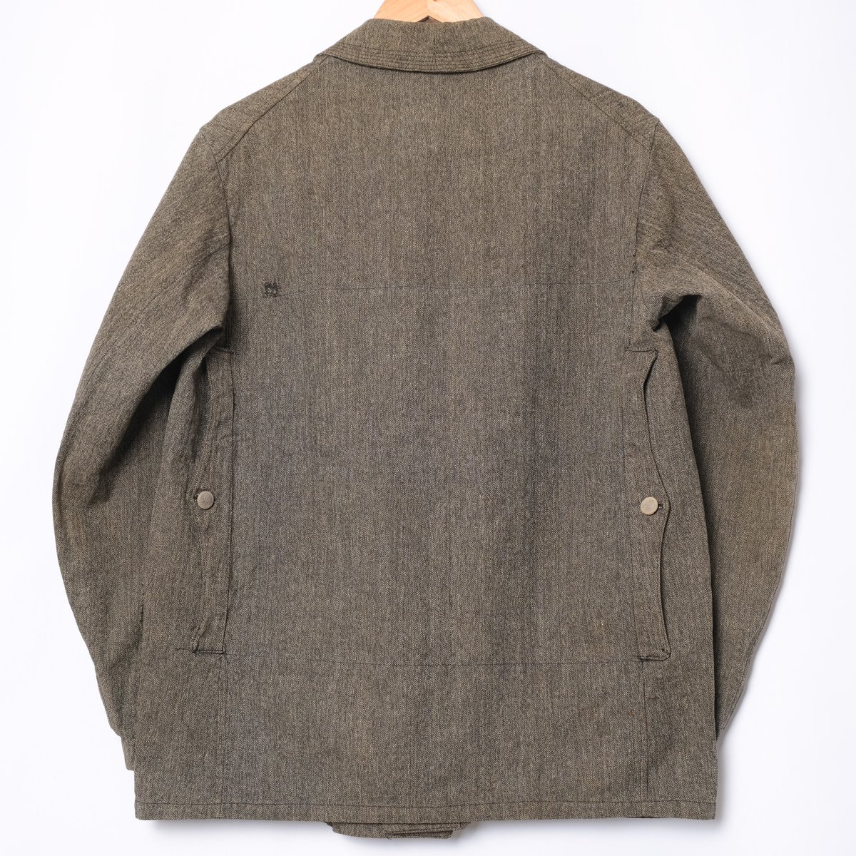 1940s ブラウンシャンブレー フレンチ ハンティングジャケット