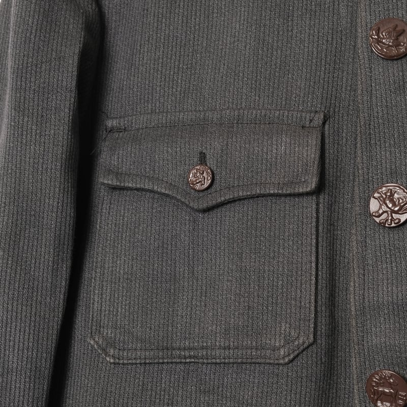 40-50s France Vintage EGAN Cotton Pique Hunting