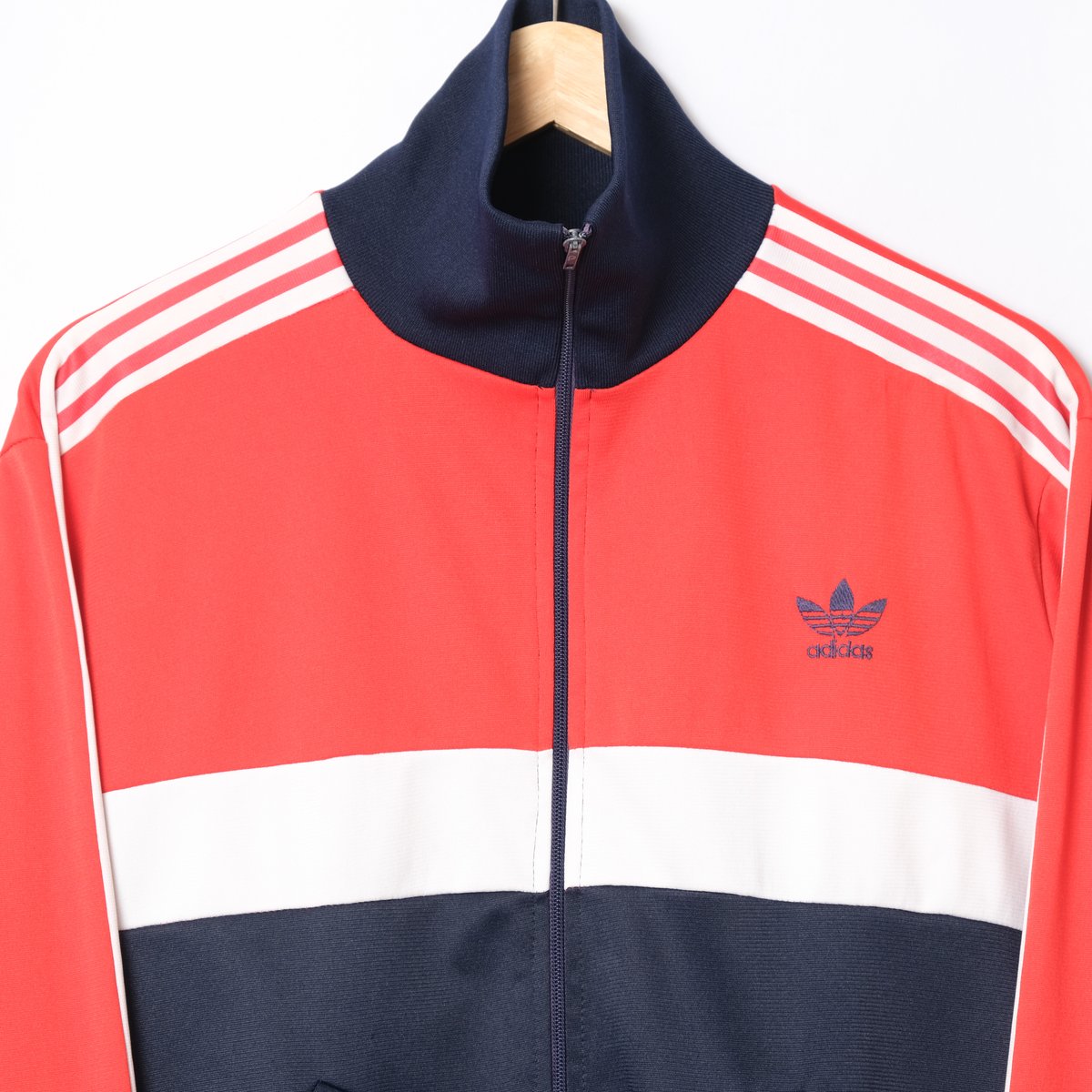 70-80s Vintage adidas Ventex Track Jacket Navy