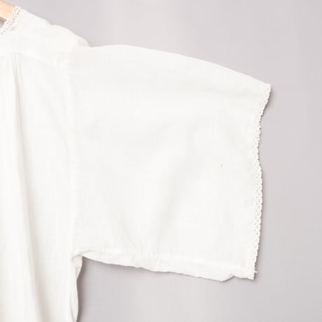 -30s France Antique Church Smock (Short) 3