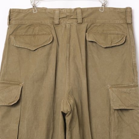 French Army M47 Trousers Early 比翼 Metal Button Size 15-3