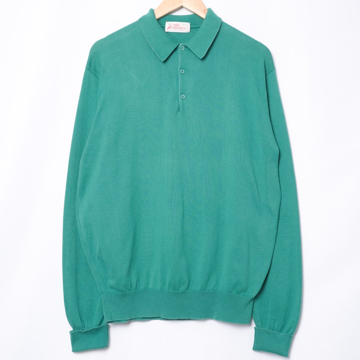 80s JOHN SMEDLEY Sea Island Cotton Polo（Made in