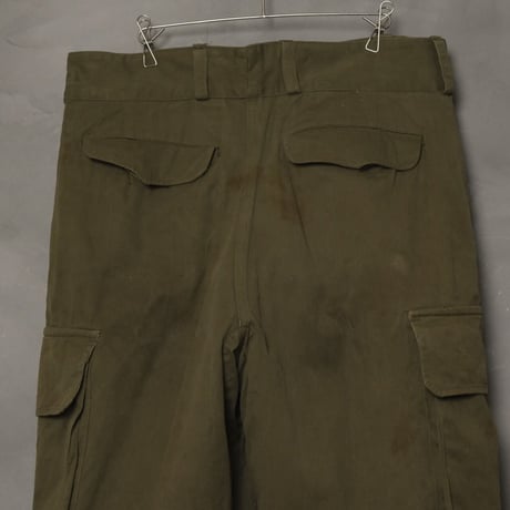 French Army M47 Trousers Early Size13 Herringbone Used