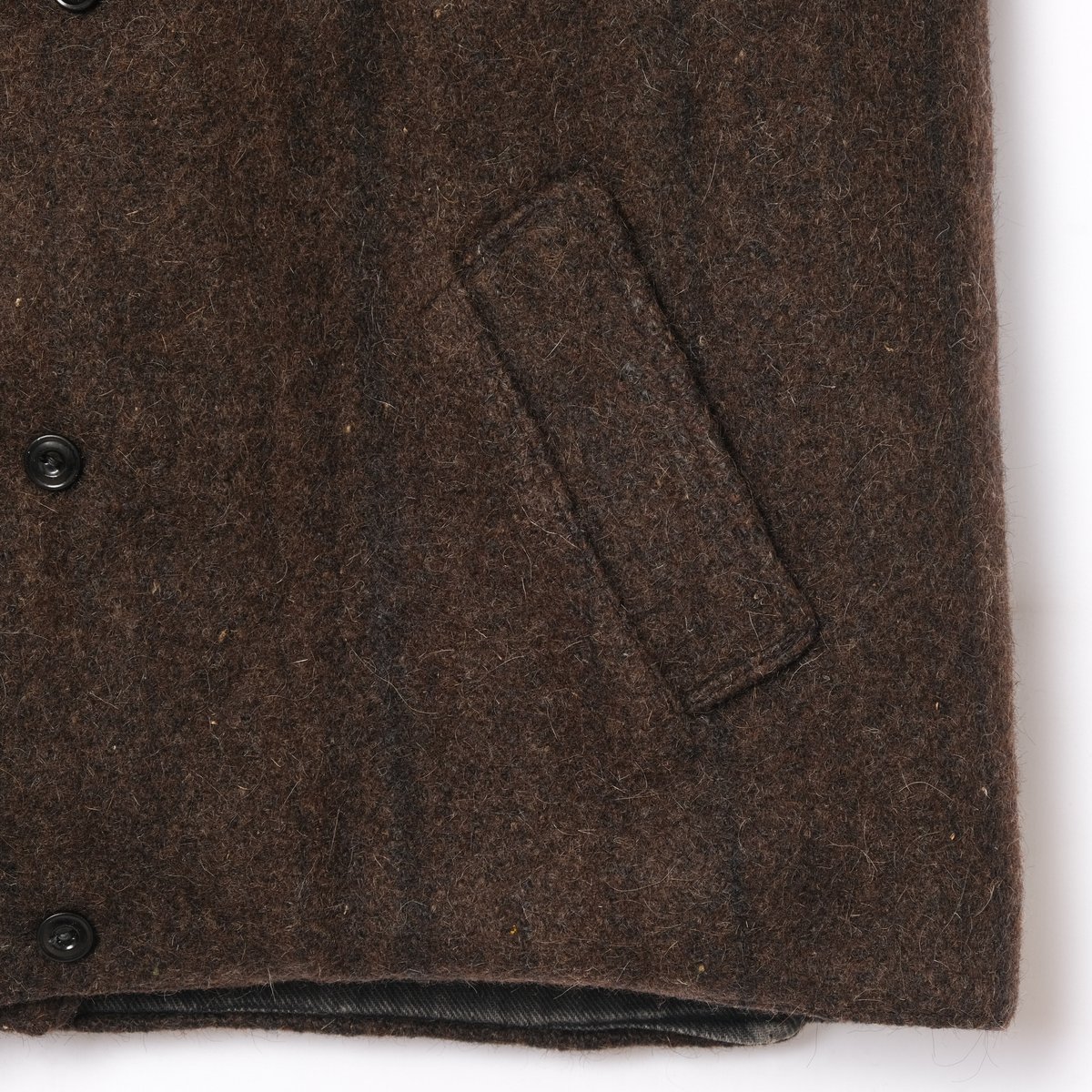 30 40s フランス製 ファーマーズ ベスト M 程 フレンチ ヴィンテージ 30-40s France Vintage Bouble Breasted Wool Farm