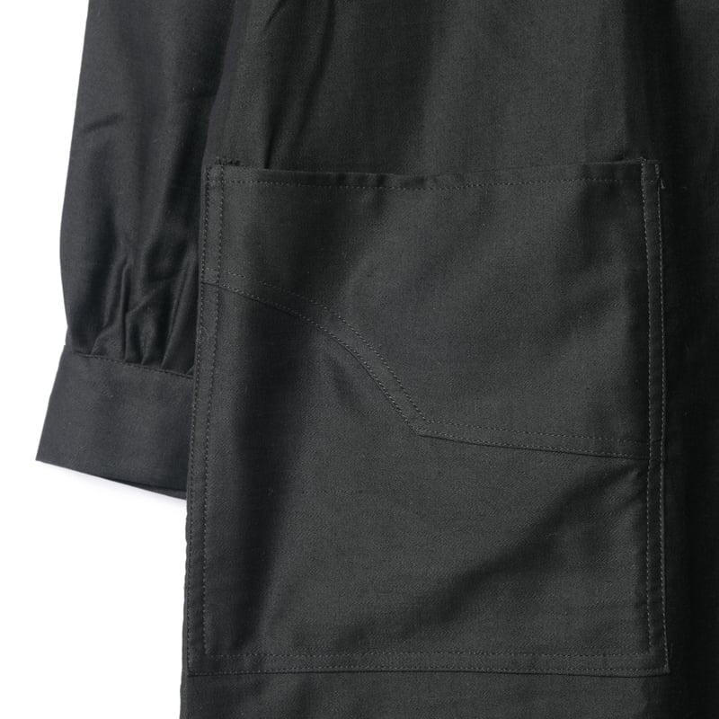 40-50s France Vintage Light Black Moleskin Wor