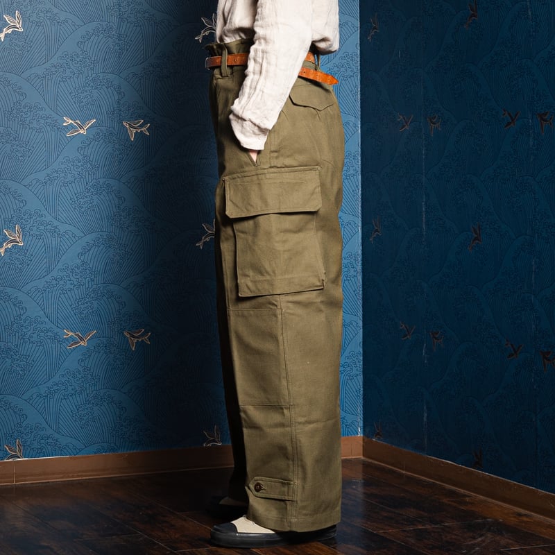 フランス軍 M-47トラウザーズ 前期 13 French Army M47 Trousers Early Size 13 Dead Sto