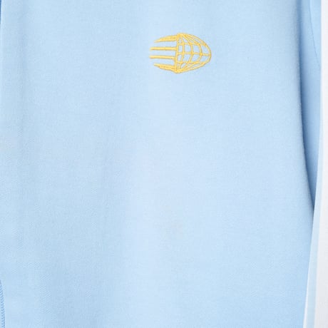60-70s Vintage adidas Ventex Track Jacket Late World Mark Light Blue (Made in France)
