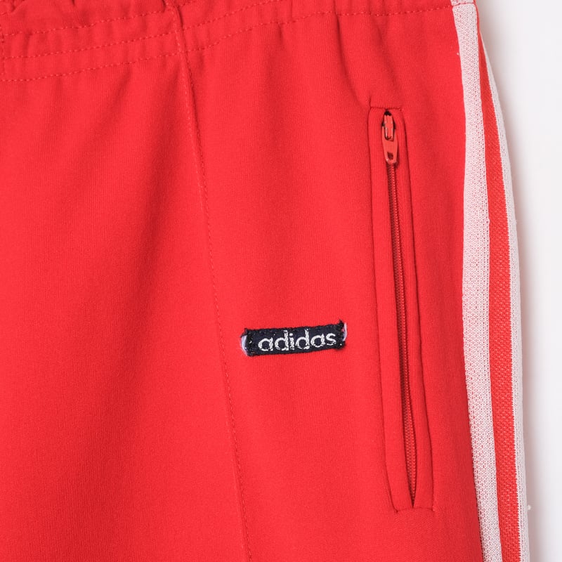 70s Vintage adidas Ventex Track Trousers Red ×
