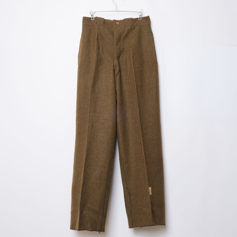 40S～ french wool slacks pants フランス ウール 40's フレンチウールパンツ - Fresh Service NECESSARY or