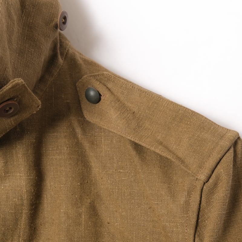 French Army M35 Motorcycle Short Jacket (Linen) French Army M35 Motorcycle Short Jacket (Linen)