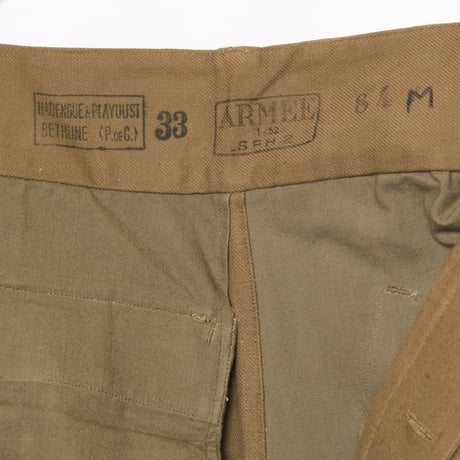 French Army M47 Trousers Early 比翼 Size 33 Dead Stock 2