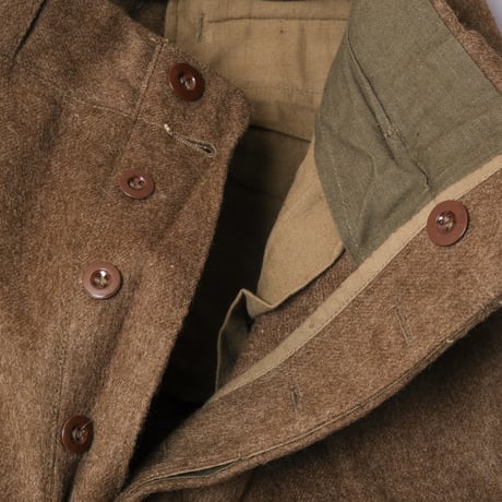50s French Army Wool Trousers Size84XL(23)  Dead Stock