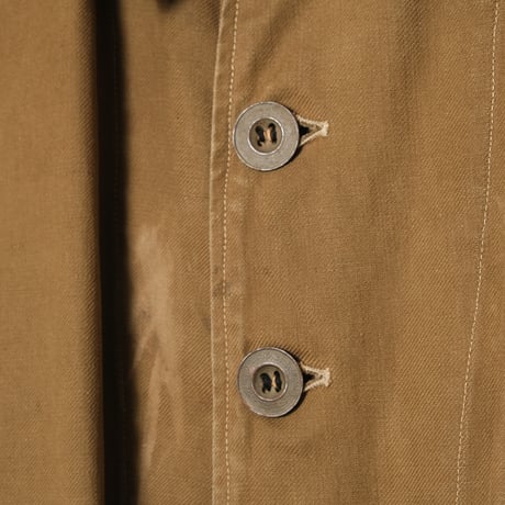 French Army M38 Bourgeron Jacket Metal Button