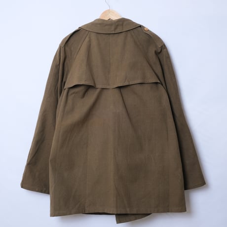 French Army M38 Motorcycle Coat 2nd  Wood Button