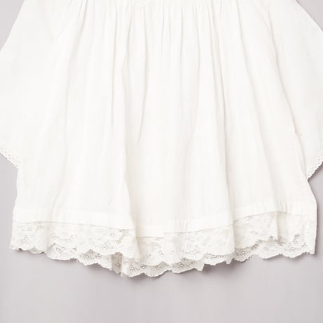 -30s France Antique Church Smock (Short) 3