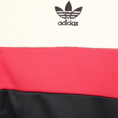 70-80s Vintage adidas Ventex Track Jacket Black×Ivory×Red (Made in France)